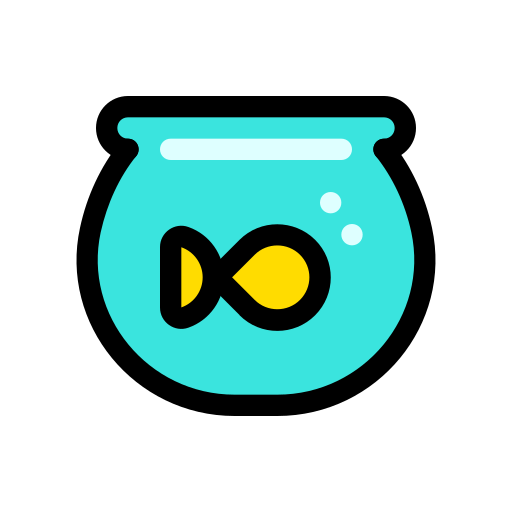 Рыбная чаша Generic color lineal-color иконка