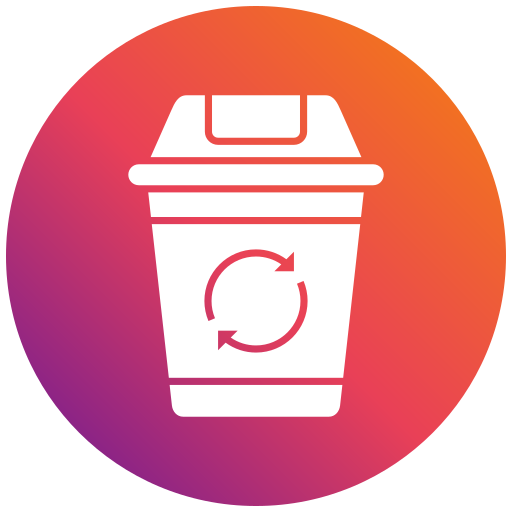 Dustbin Generic gradient fill icon