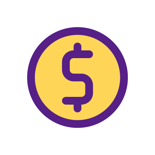 dólar Generic color lineal-color icono