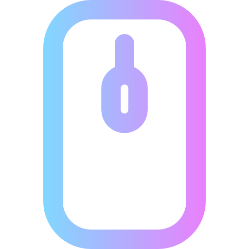 Mouse Super Basic Rounded Gradient icon