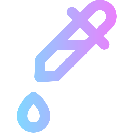 pipette Super Basic Rounded Gradient icon