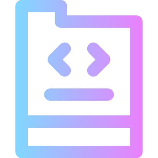 html Super Basic Rounded Gradient icon