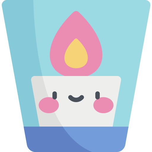 Candle Kawaii Flat icon