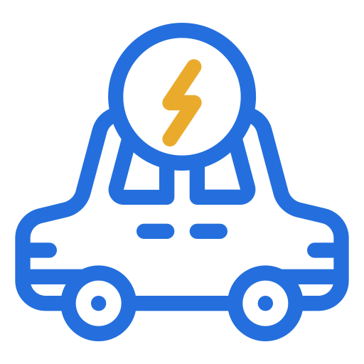 elektroauto Generic color outline icon