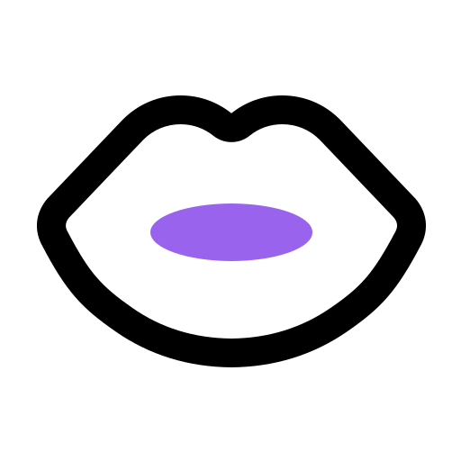mond Generic color outline icoon