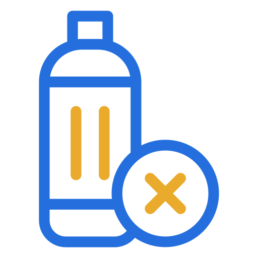 botellas de plástico Generic color outline icono
