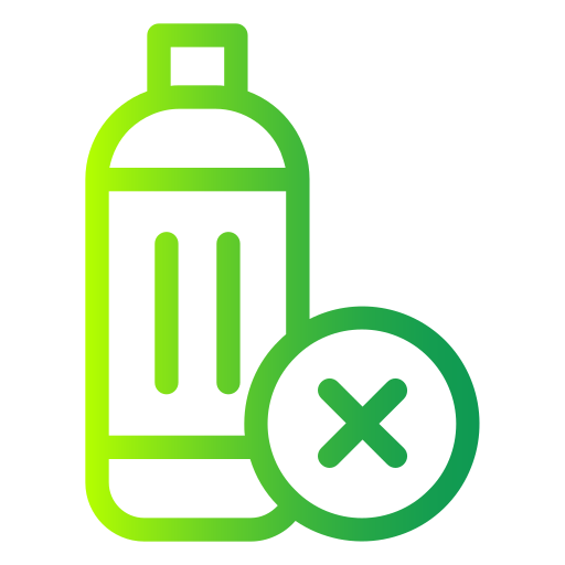 botellas de plástico Generic gradient outline icono