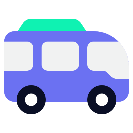 City bus Generic color fill icon
