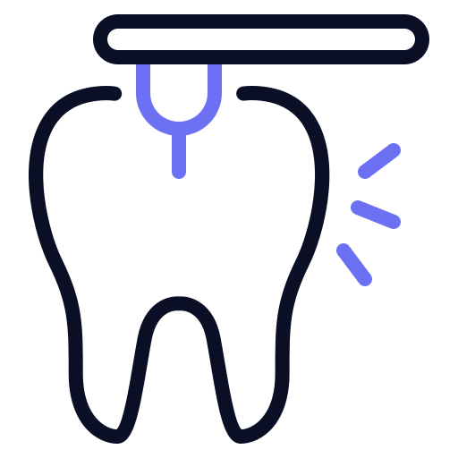 치과 도구 Generic color outline icon