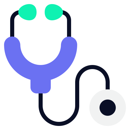 stetoskop Generic color fill ikona