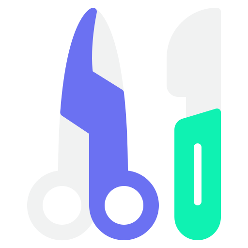 chirurgisches messer Generic color fill icon