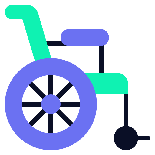 휠체어 Generic color fill icon