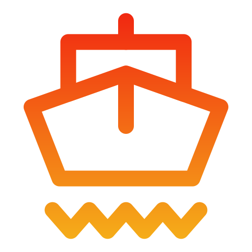 Ship Generic gradient outline icon
