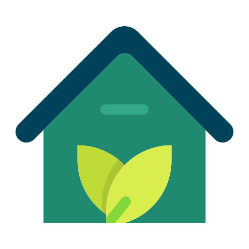 zielony dom Generic color fill ikona