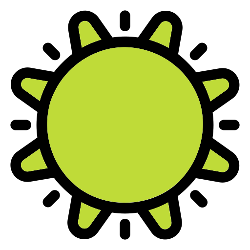 soleado Generic color lineal-color icono