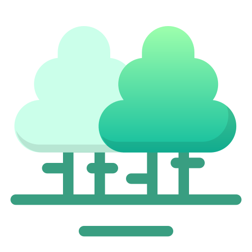 Trees Generic gradient fill icon