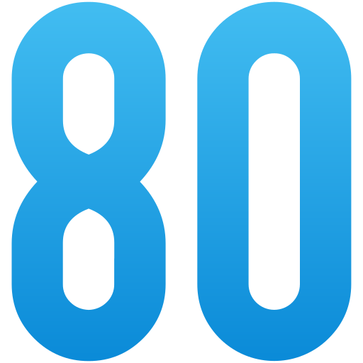 80人 Generic gradient fill icon