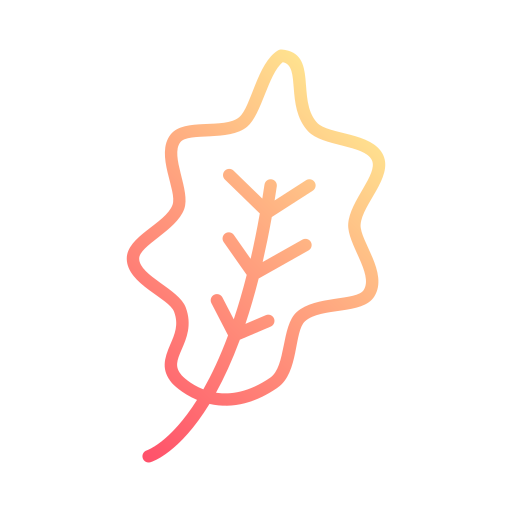 Oak leaf Generic gradient outline icon