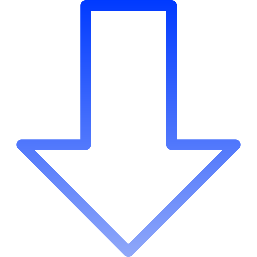 runter Generic gradient outline icon
