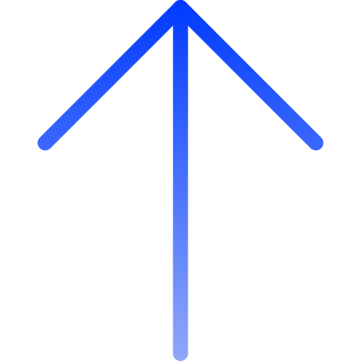 en haut Generic gradient outline Icône