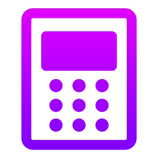 taschenrechner Generic gradient fill icon