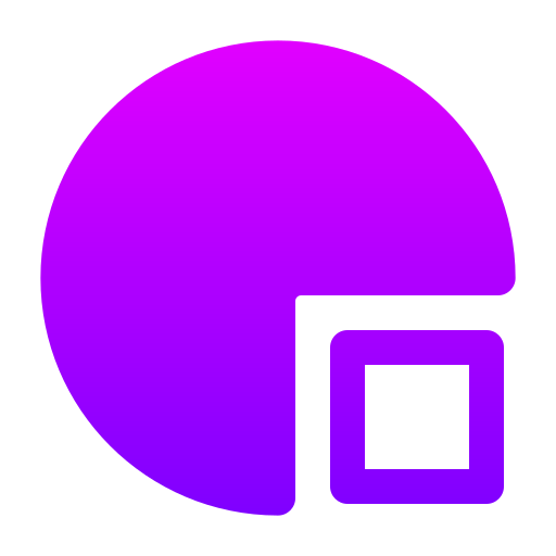 grafiek Generic gradient fill icoon