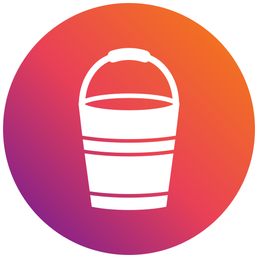 Bucket Generic gradient fill icon