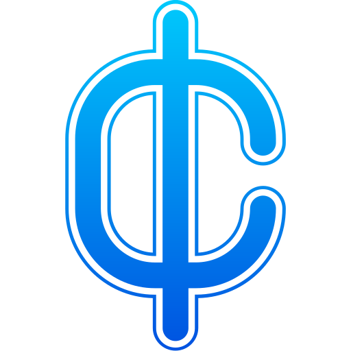 centavo Generic gradient fill icono