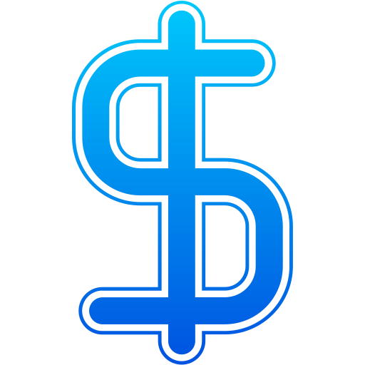 Dollar Generic gradient fill icon