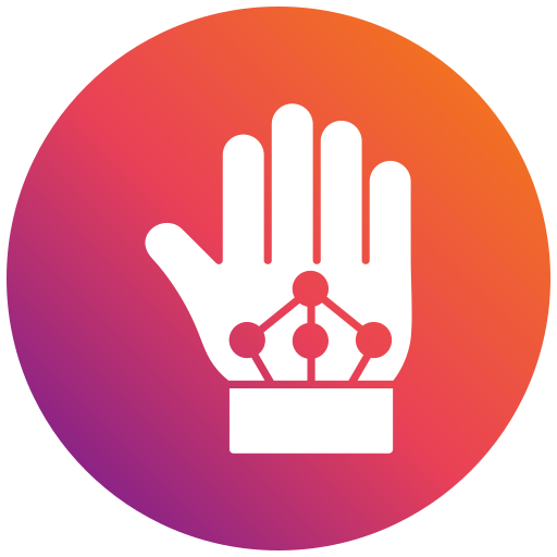 mano Generic gradient fill icono