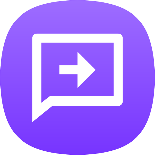 Chat Generic gradient fill icon