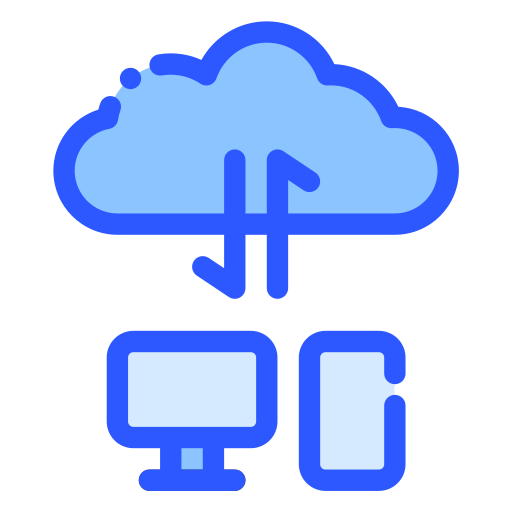 Cloud computing Generic color lineal-color icon