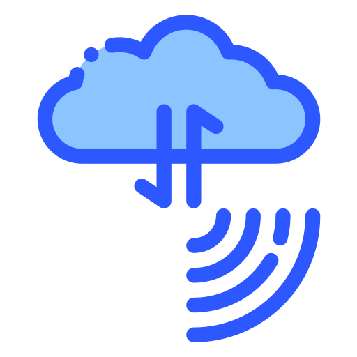 Cloud computing Generic color lineal-color icon