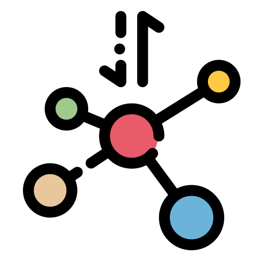 회로망 Generic color lineal-color icon