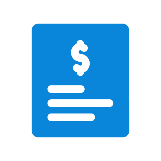 Financial report Generic gradient fill icon
