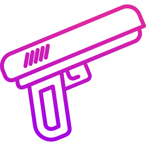 pistolety Generic gradient outline ikona