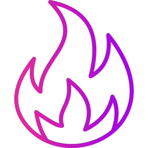fuego Generic gradient outline icono