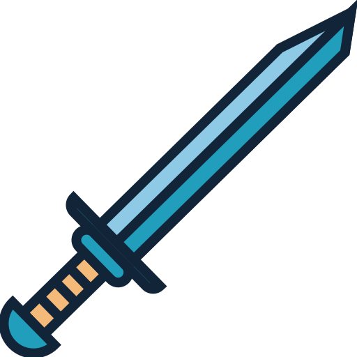 Épée longue Generic color lineal-color Icône