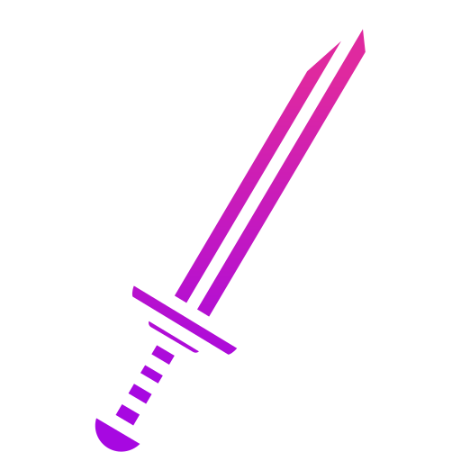 espada larga Generic gradient fill icono