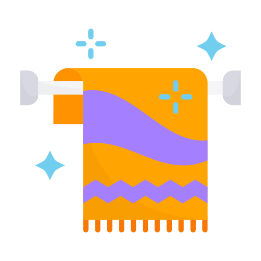 colgador de toallas Generic color fill icono