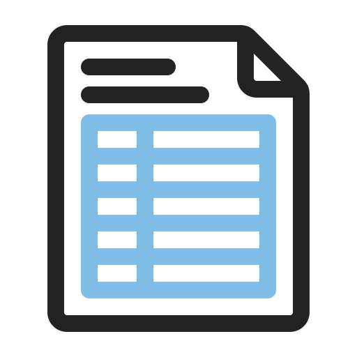 documento Generic color outline icono