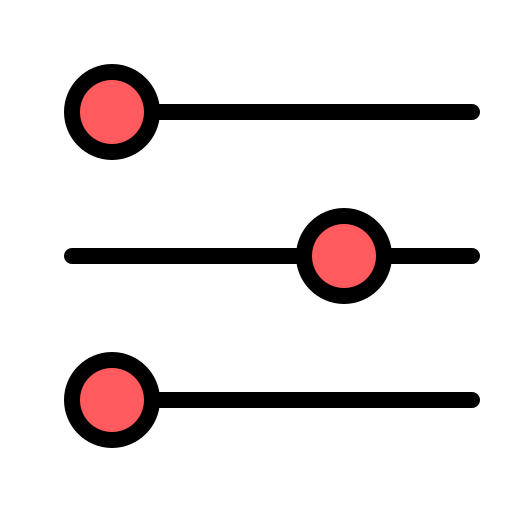 configuratie Generic color lineal-color icoon