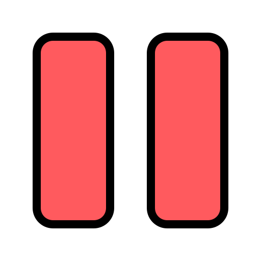 botão de pausa Generic color lineal-color Ícone