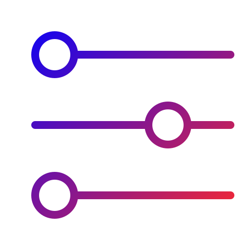 구성 Generic gradient outline icon