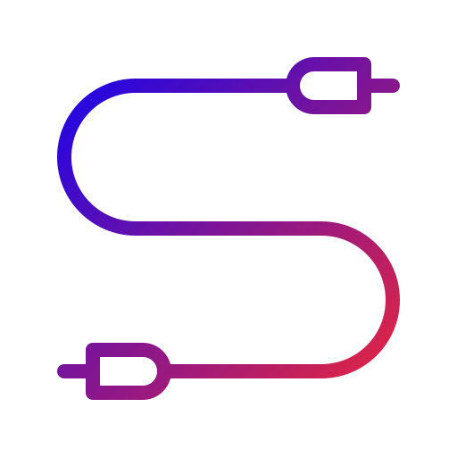 Connector Generic gradient outline icon