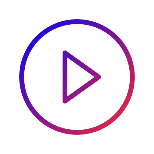 Play button Generic gradient outline icon