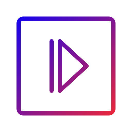 Play button Generic gradient outline icon