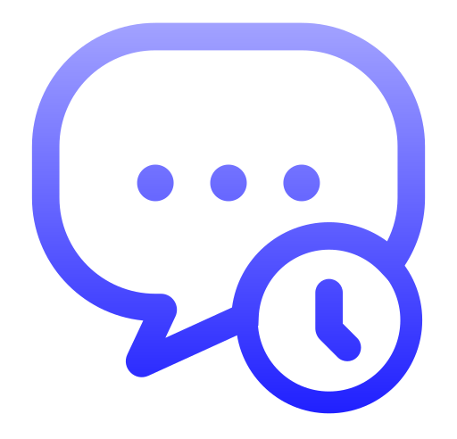 Comment Generic gradient outline icon