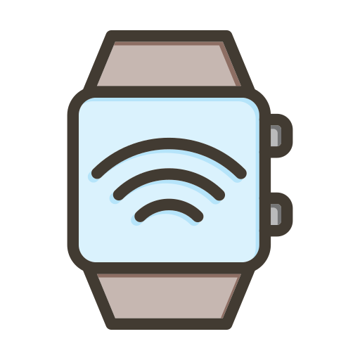 slimme horloge Generic color lineal-color icoon
