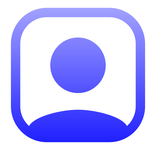 プロフィール Generic gradient fill icon